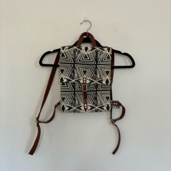 Julia Canright Eye Block Print Backpack - Picture 1 of 7